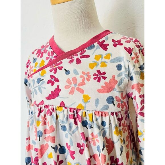3/$30 Tea Collection Toddler Girls 3 Chiquita Floral Wrap Dress - Picture 3 of 9